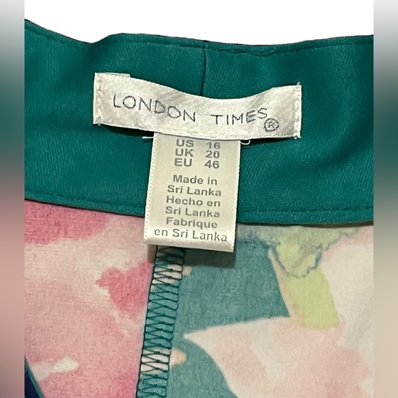 London Times Sleeveless V-Neck Maxi Pull On Dress! NWT 🔥 SIZE 16 - Picture 7 of 15